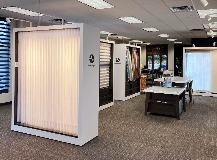 hunter douglas window treatment showroom in maple grove, MN
